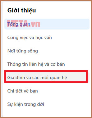 Cách set Rela trên Facebook