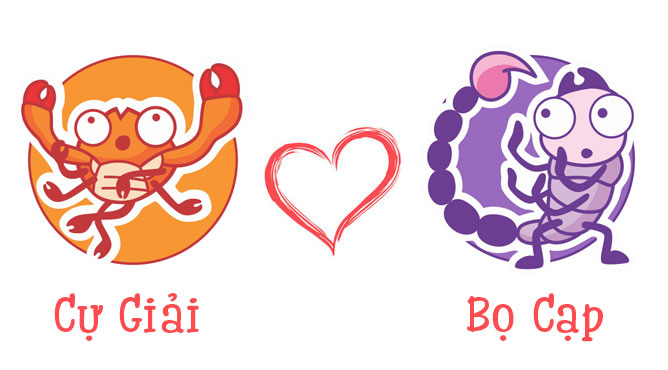 Cự Giải và Bọ Cạp