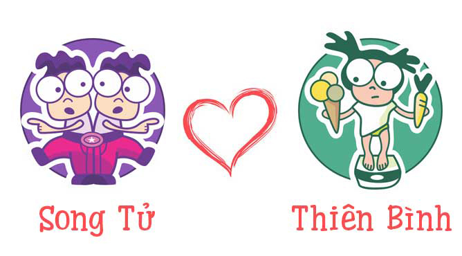 Thiên Bình và Song Tử