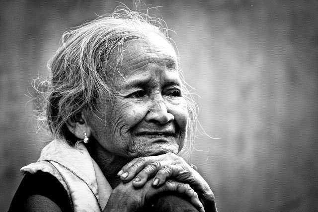 Hình ảnh mẹ già