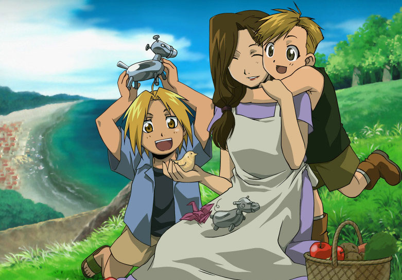 Hình ảnh anime mẹ và con