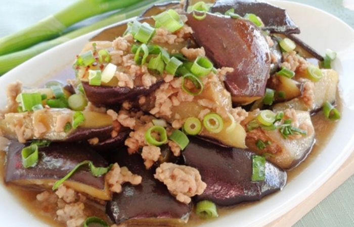 Cà tím xào Cà tím xào