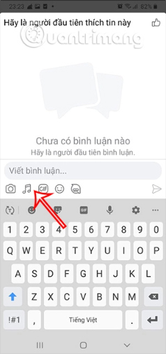 Mở một bài đăng bất kỳ trên Facebook mà bạn muốn bình luận