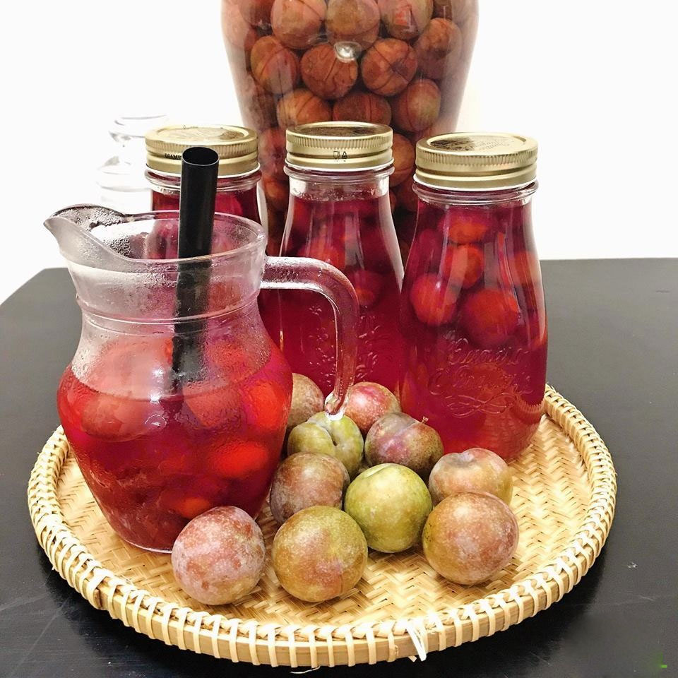 Mận ngâm đường phèn