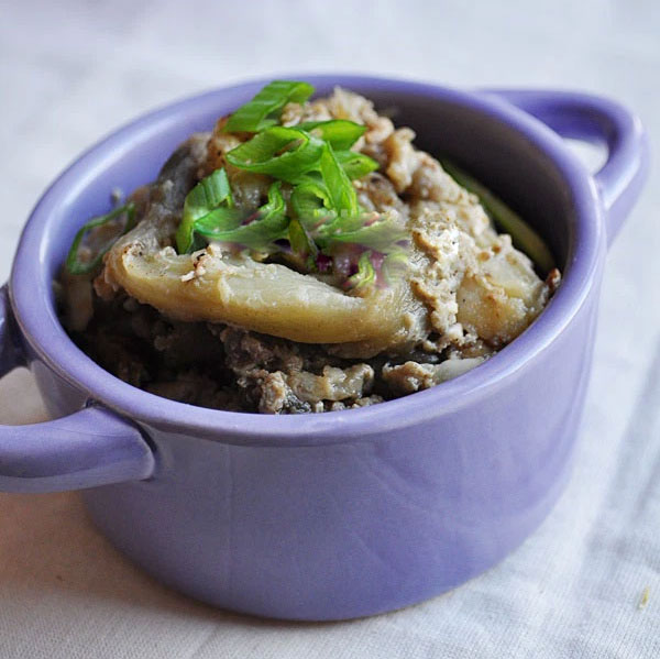 Cà tím xào trứng