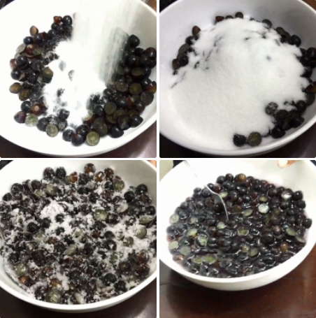 Cách làm siro nho ngâm đường