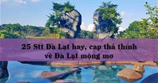 25 Stt Đà Lạt hay, cap thả thính về Đà Lạt mộng mơ