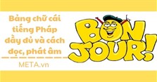 Bảng chữ cái tiếng Pháp đầy đủ và cách đọc, phát âm