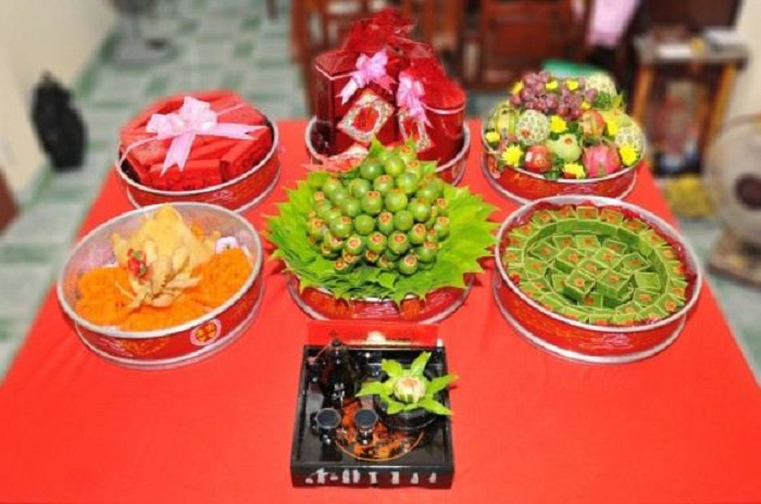 Mâm quả cưới mẫu 4 Mâm quả cưới mẫu 4