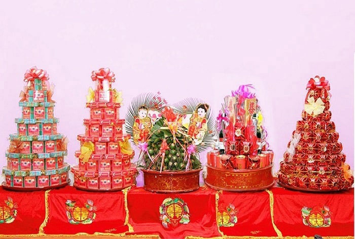 Mâm quả cưới mẫu 5 Mâm quả cưới mẫu 5