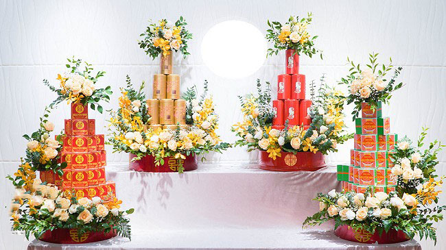 Mâm quả cưới mẫu 6 Mâm quả cưới mẫu 6