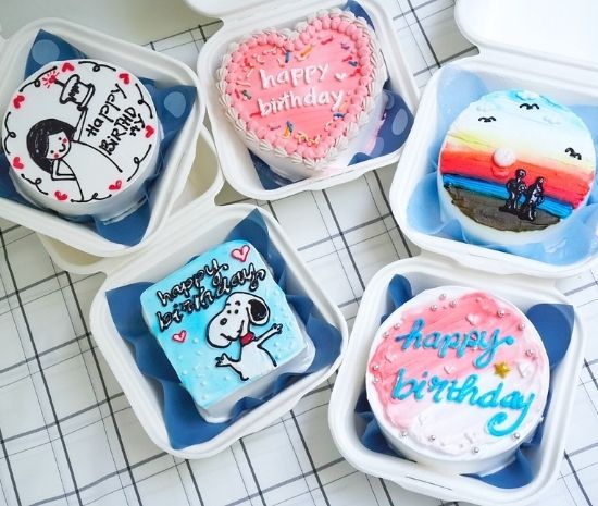 Bánh kem Hàn Quốc cute Bánh kem Hàn Quốc cute