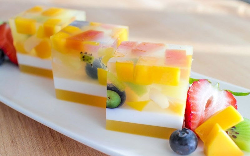 Bột rau câu giòn