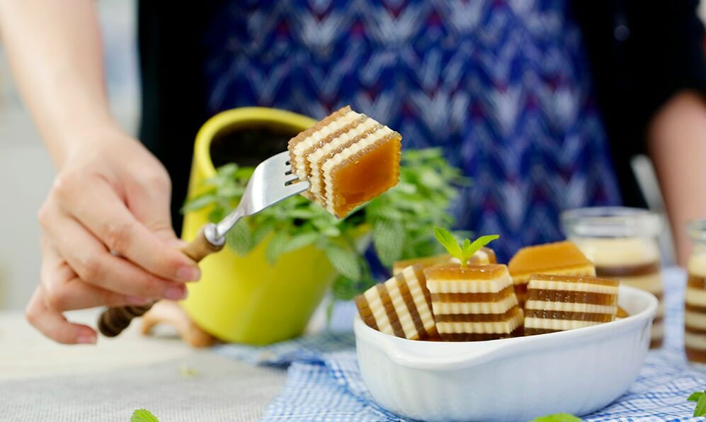 Bột rau câu giòn