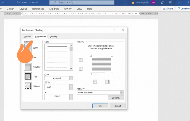 Chọn các bước điều chỉnh để tạo khung bìa phù hợp Chọn các bước điều chỉnh để tạo khung bìa phù hợp