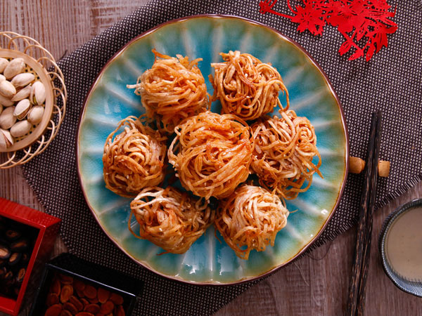 Khoai môn chiên giòn