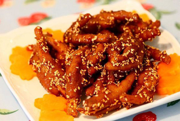 Chân gà sốt cay Chân gà sốt cay