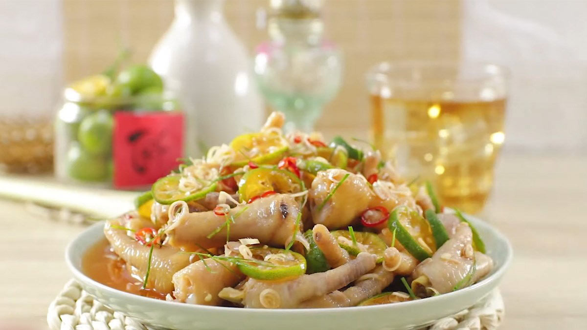 Chân gà sả tắc Chân gà sả tắc