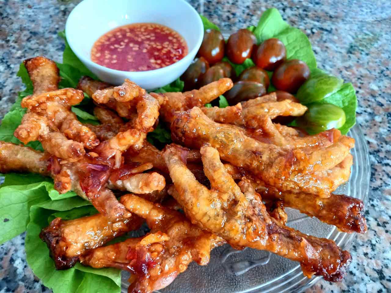 Chân gà chiên mắm Chân gà chiên mắm