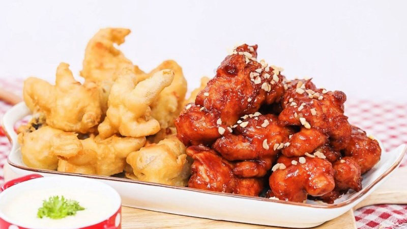 Chân gà rút xương chiên Chân gà rút xương chiên