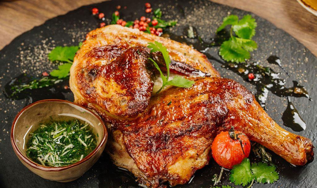 Đùi gà nướng mật ong Đùi gà nướng mật ong