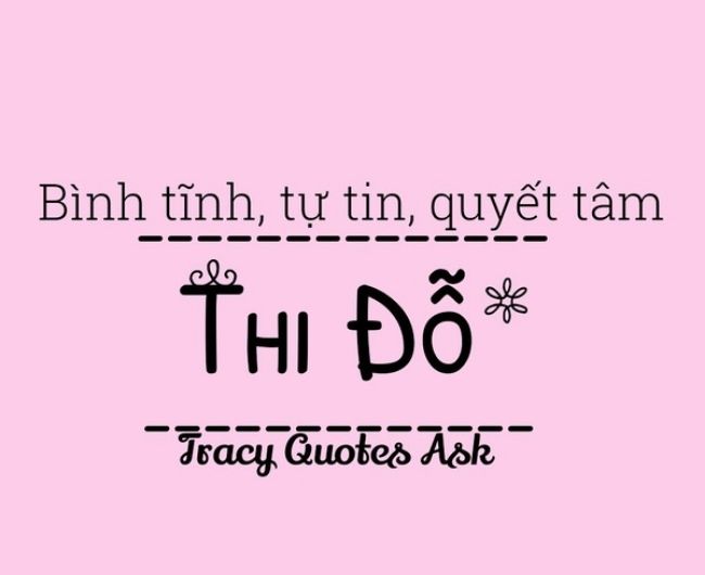 Hình ảnh chúc thi tốt