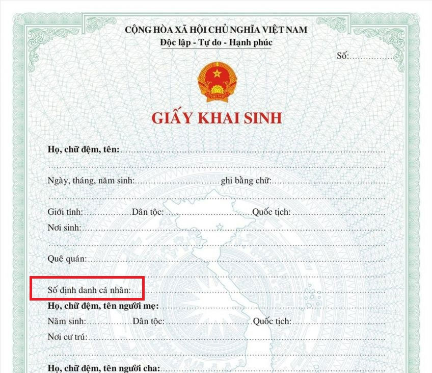 Tra cứu số định danh cá nhân