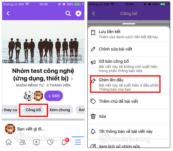 Cách ghim bài viết trên Facebook Cách ghim bài viết trên Facebook