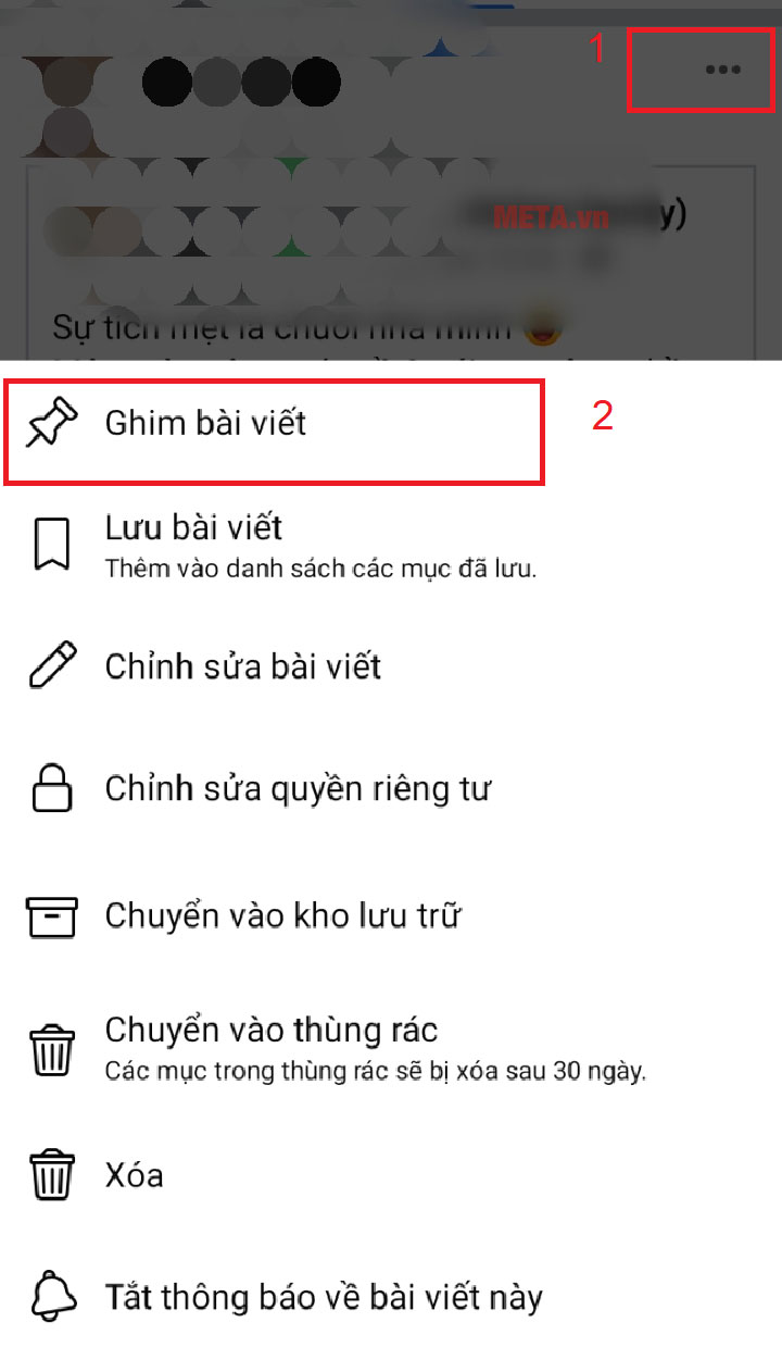 Cách ghim bài viết trên Facebook Cách ghim bài viết trên Facebook