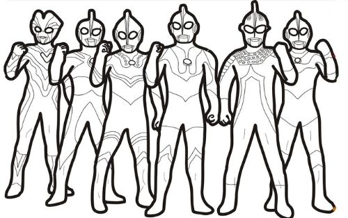 Tranh tô màu siêu nhân Tranh tô màu siêu nhân
