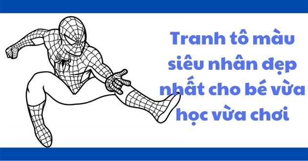 tô màu siêu nhân tô màu siêu nhân