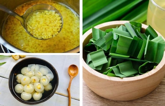 chè nhãn đậu xanh