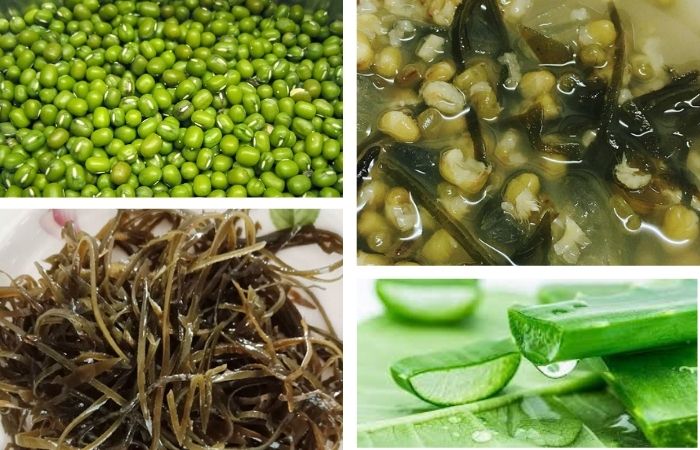 Chè phổ tai đậu xanh