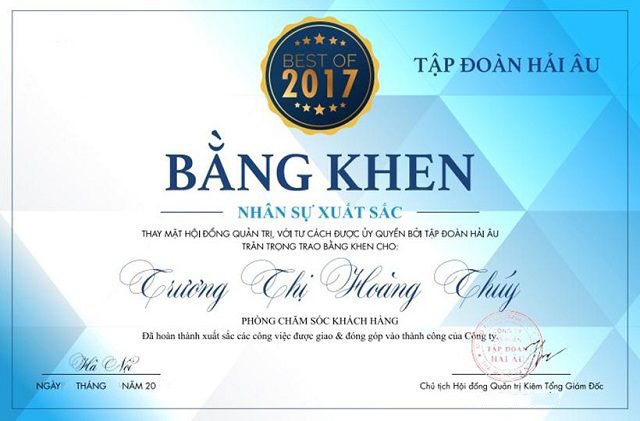 Mẫu bằng khen nhân viên xuất sắc của công ty 3 Mẫu bằng khen nhân viên xuất sắc của công ty 3