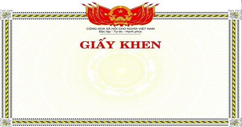 15+ Mẫu giấy khen, phôi giấy khen đẹp nhất (kèm file tải)