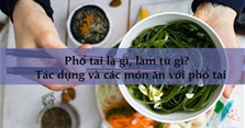 Phổ tai là gì, làm từ gì? Tác dụng và các món ăn với phổ tai