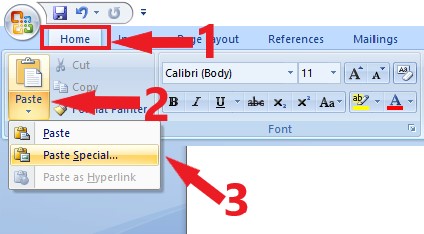 Excel sang Word Excel sang Word