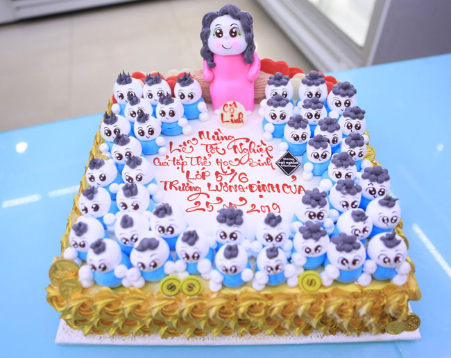 Mẫu bánh kem tổng kết năm học