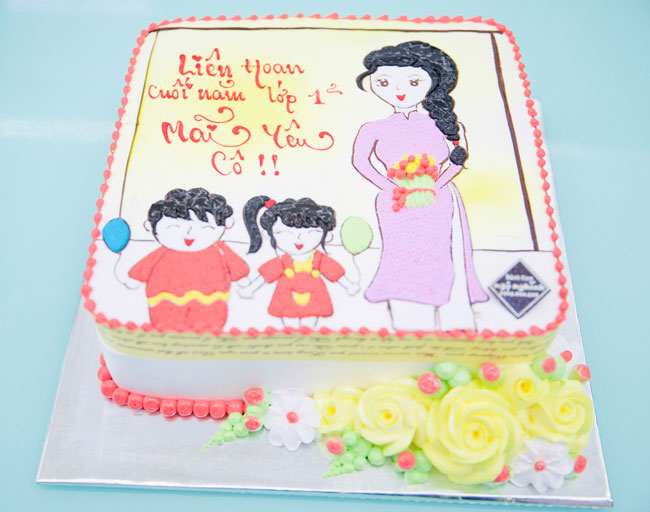 Mẫu bánh kem tổng kết năm học