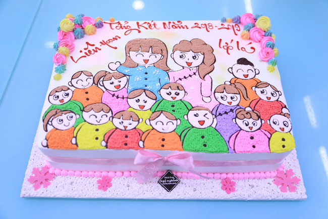 Mẫu bánh kem tổng kết năm học