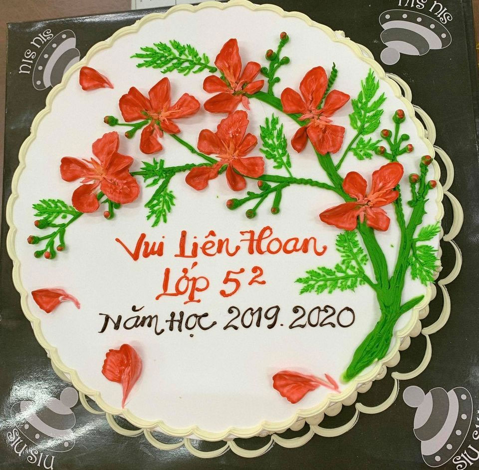 Mẫu bánh kem tổng kết năm học