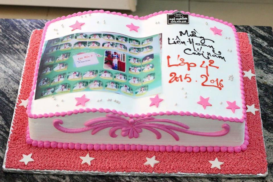 Mẫu bánh kem tổng kết năm học