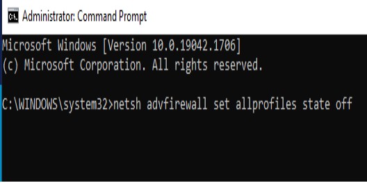Tắt tường lửa Tắt tường lửa