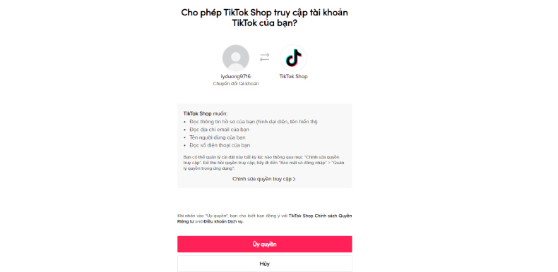 Hệ thống sẽ yêu cầu bạn cung cấp một số thông tin số điện thoại và Email để gửi mã xác minh