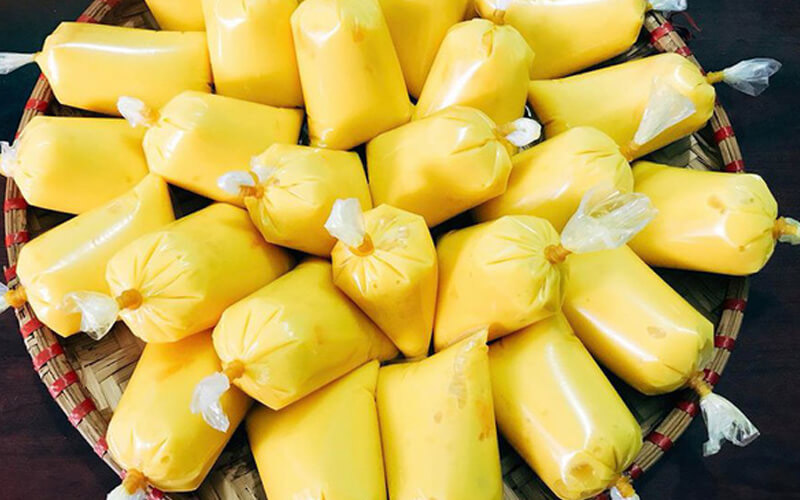 Cách làm sữa chua mít đóng túi Cách làm sữa chua mít đóng túi