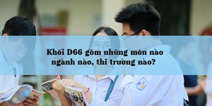 Khối D66 gồm những môn nào, ngành nào, thi trường nào?