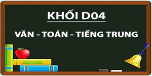 D04 gồm những môn nào? Các ngành và trường xét khối D04