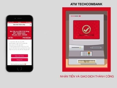 Cách rút tiền không cần thẻ Techcombank (không mất phí)