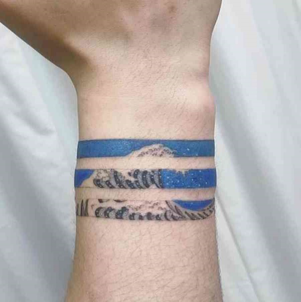 Hình xăm vòng cổ tay cho nam Hình xăm vòng cổ tay cho nam