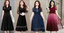 20+ Mẫu đầm trung niên đẹp sang trọng nhất hiện nay